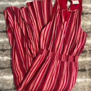 Universal Thread Red and Pink Striped Dress